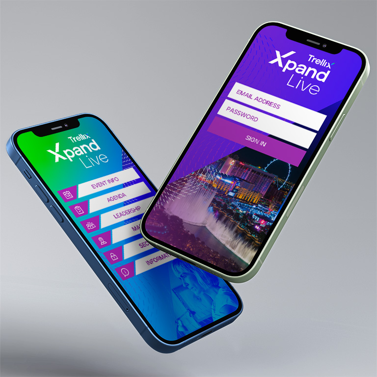 Trellix Xpand Live Branding Mobile App by Giselle Dale